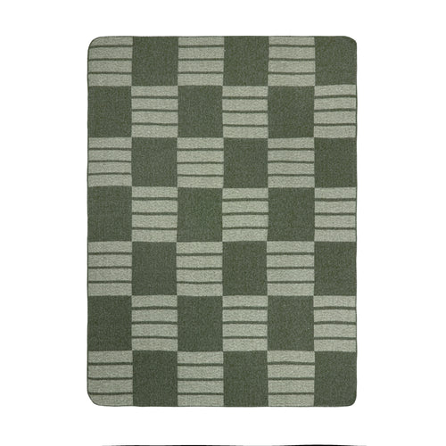 Harlech Woven Reversible Throw Moss