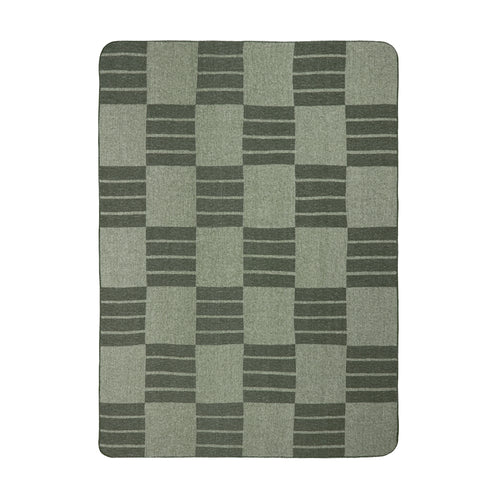 Harlech Woven Reversible Throw Moss