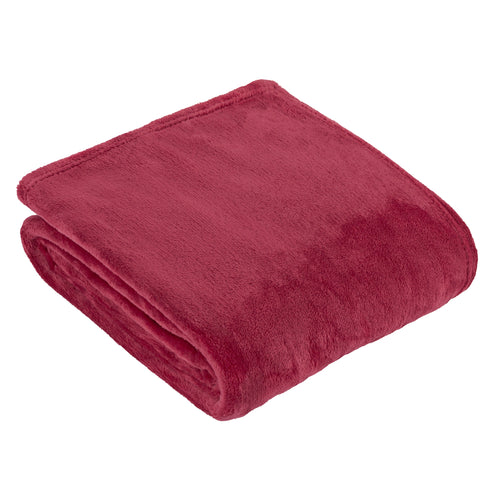 Harrow Fleece Throw Berry