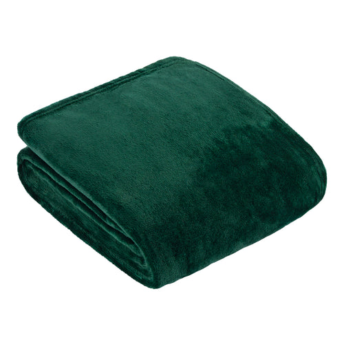 Harrow Fleece Throw Emerald