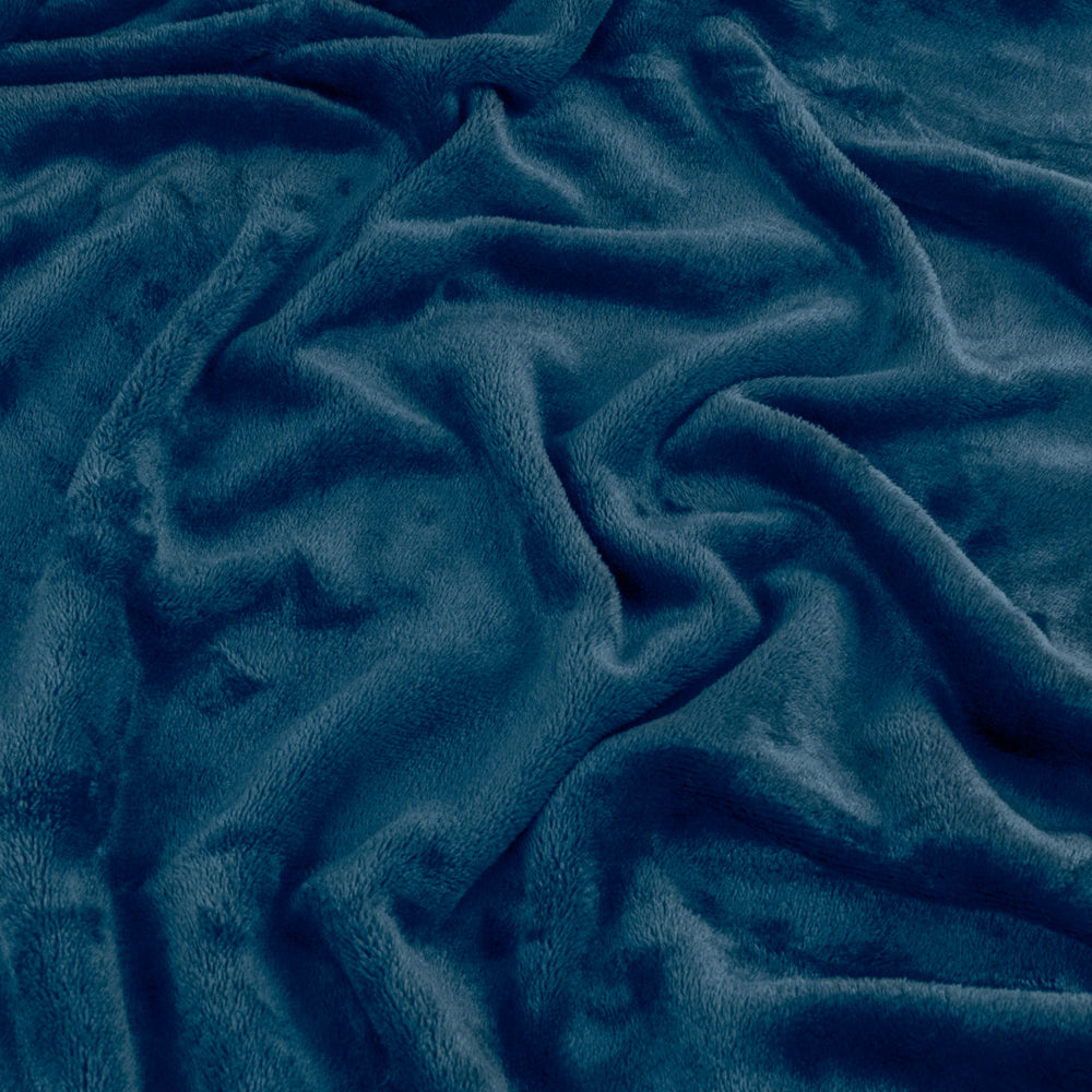 Harrow Fleece Throw Midnight