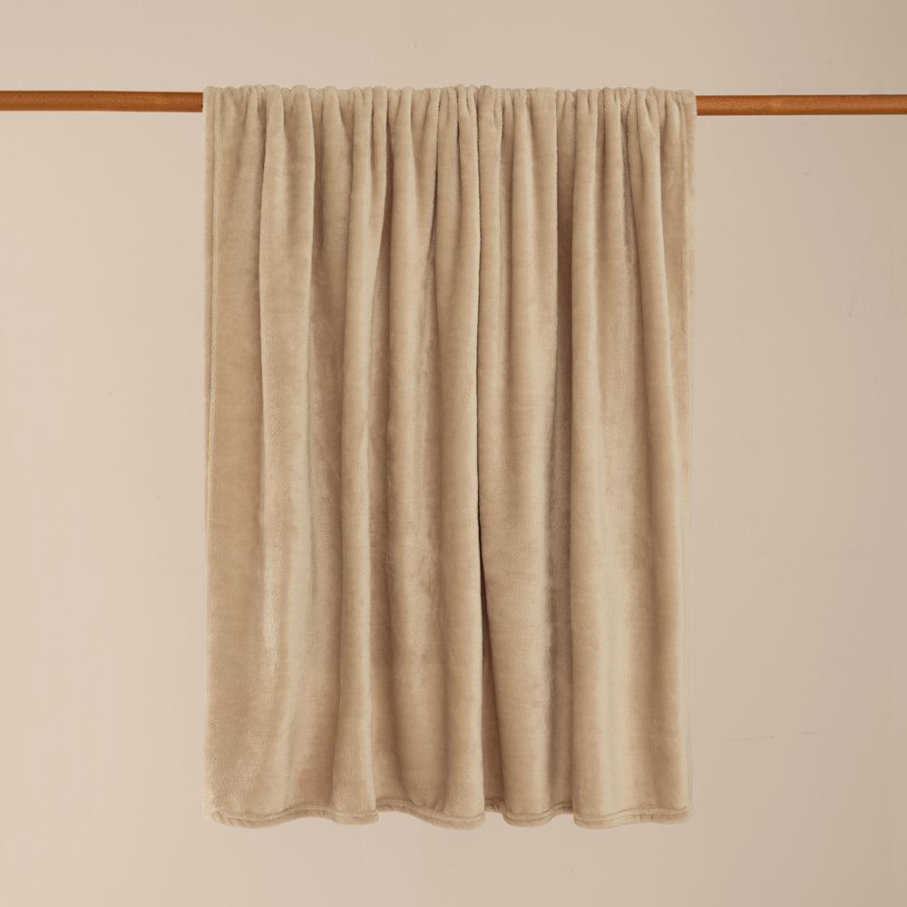 Harrow Fleece Throw Natural