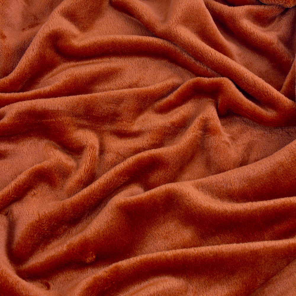 Harrow Fleece Throw Rust