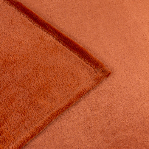 Harrow Fleece Throw Rust