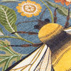 Evans Lichfield Hawthorn Bee Cushion Cover in Petrol