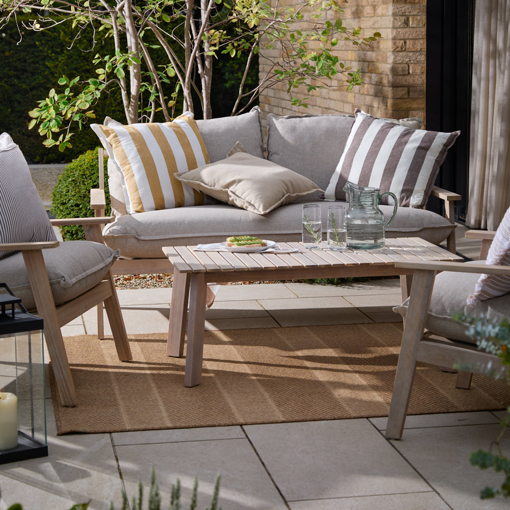 Hayle 100% Cotton Outdoor Cushion Honey