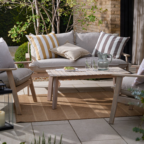 Hayle 100% Cotton Outdoor Cushion Honey