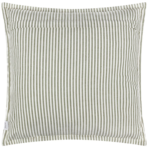 Striped Green Cushions - Hayle Cotton Outdoor Cushion Cover Moss Yard