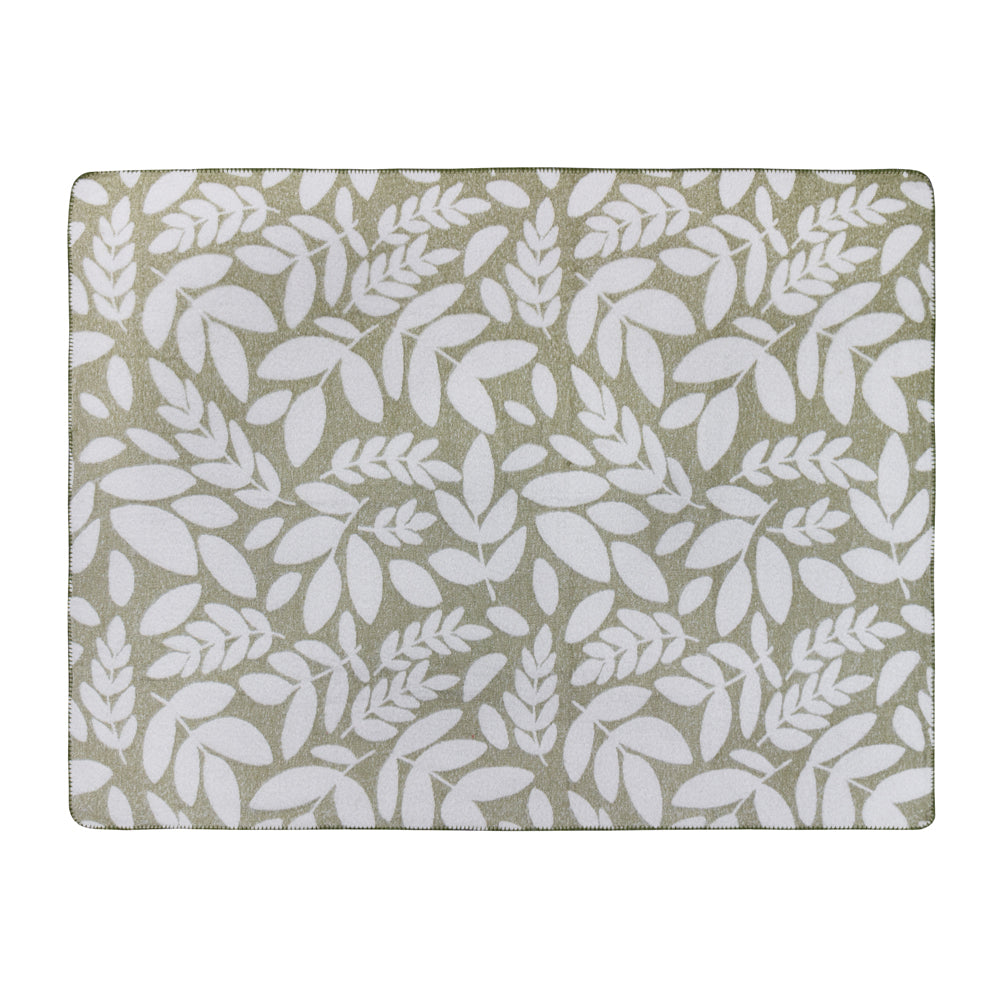 Hazel Woven Throw Olive