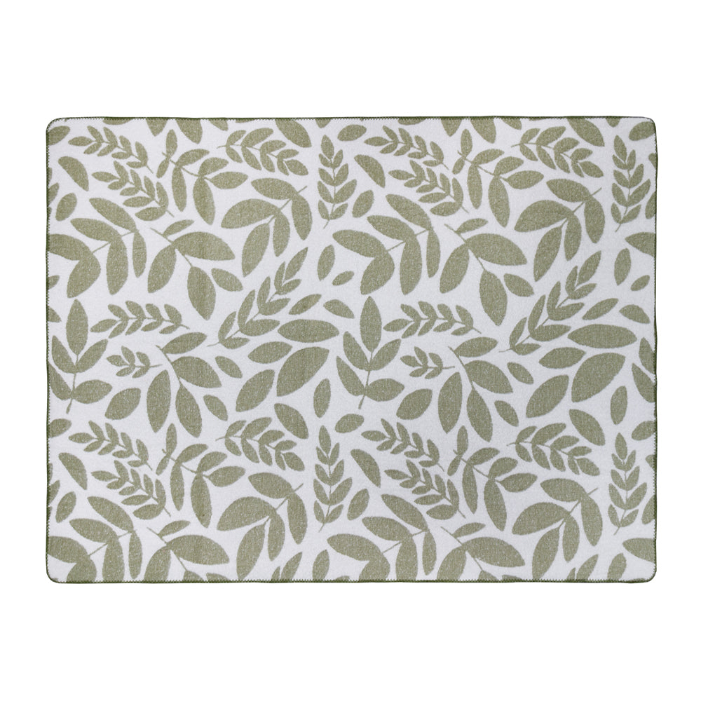 Hazel Woven Throw Olive