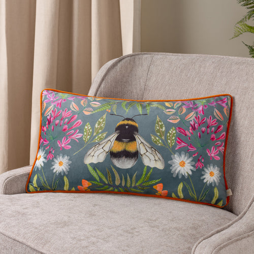 Bee velvet cheap cushion