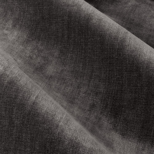 Heavy Chenille Blackout Pencil Pleat Curtains Charcoal