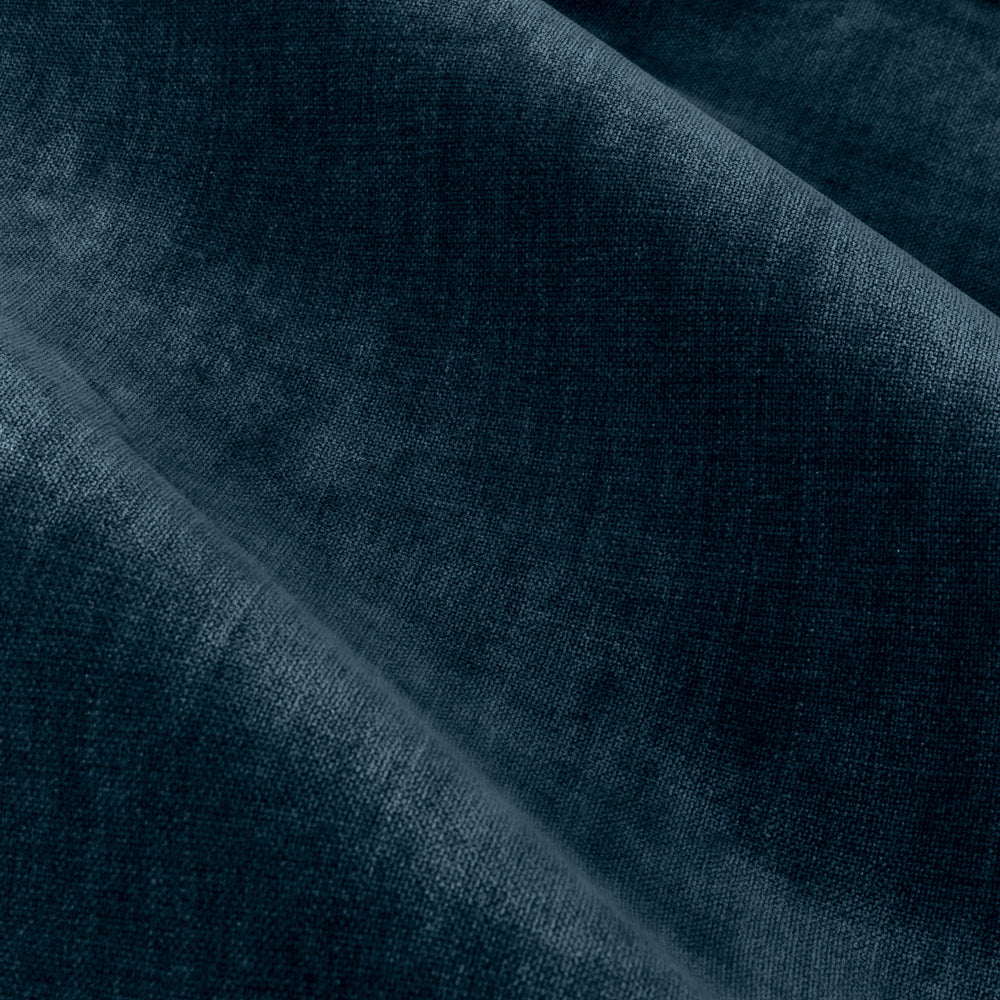 Heavy Chenille Blackout Pencil Pleat Curtains Navy