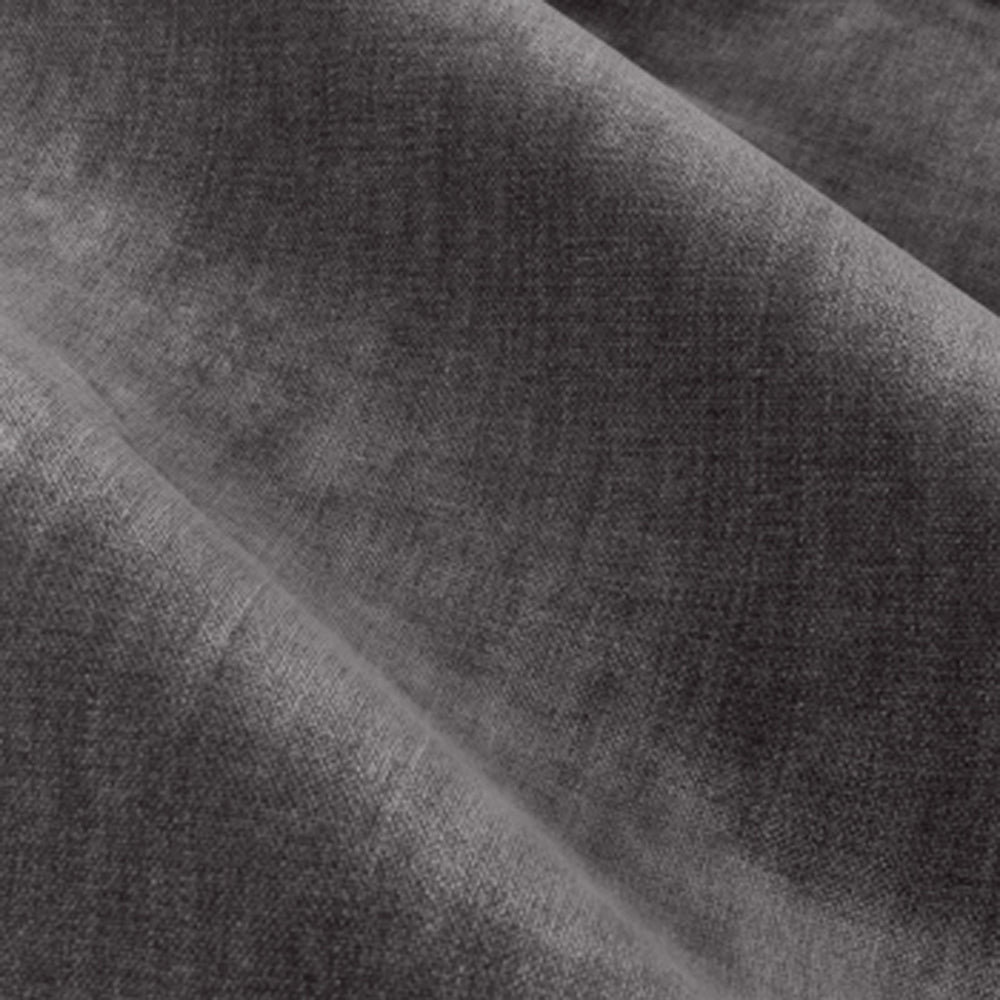 Heavy Chenille Blackout Eyelet Curtains Charcoal