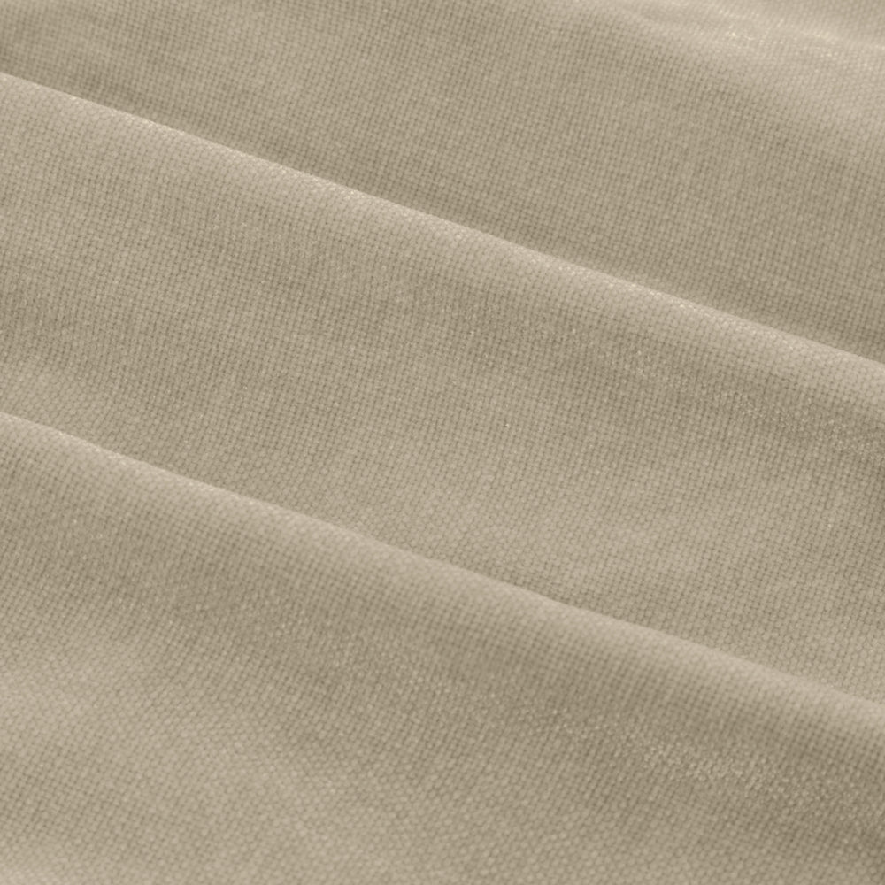 Heavy Chenille Fully Lined Velvet Pencil Pleat Curtains Linen