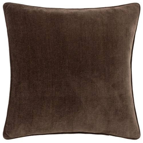 Plain Brown Cushions - Heavy Chenille  Cushion Cover Brown Yard