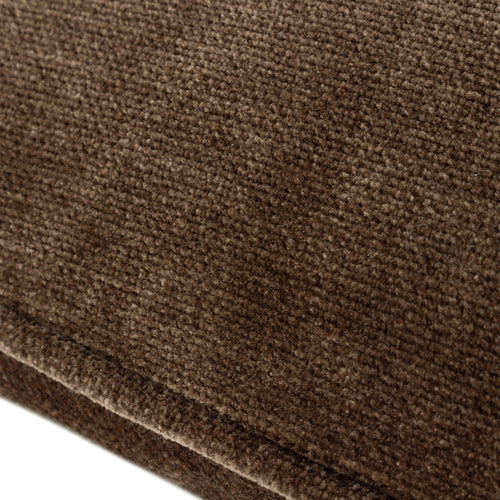 Plain Brown Cushions - Heavy Chenille  Cushion Cover Brown Yard
