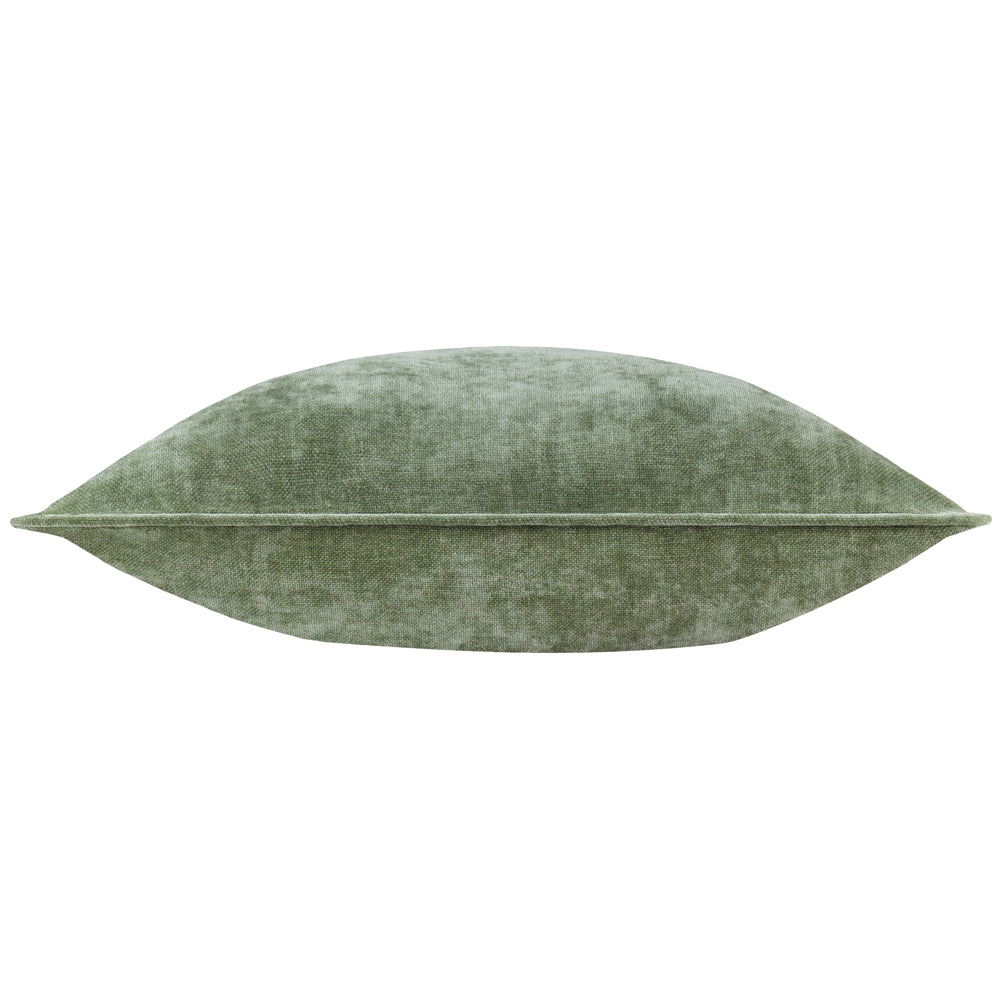 Heavy Chenille Piped Cushion Eucalyptus