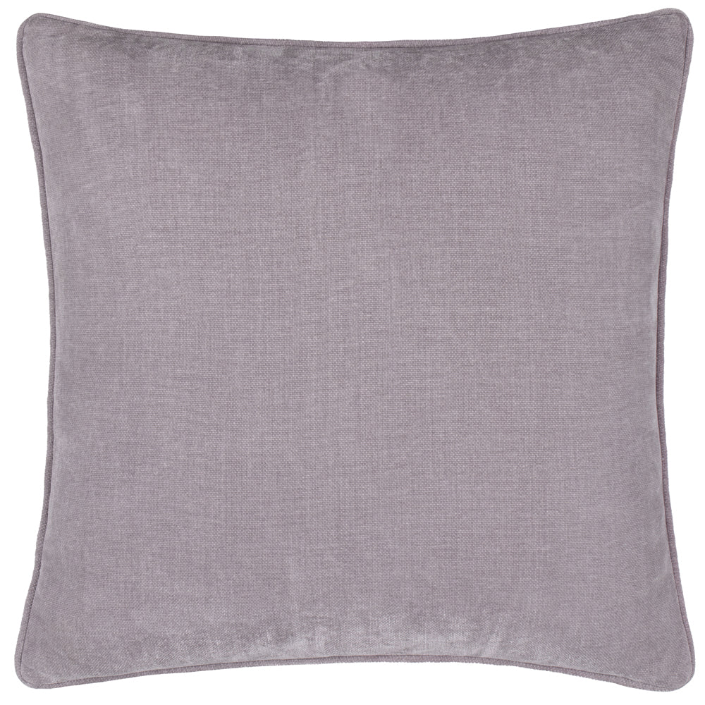 Heavy Chenille Piped Cushion Mauve