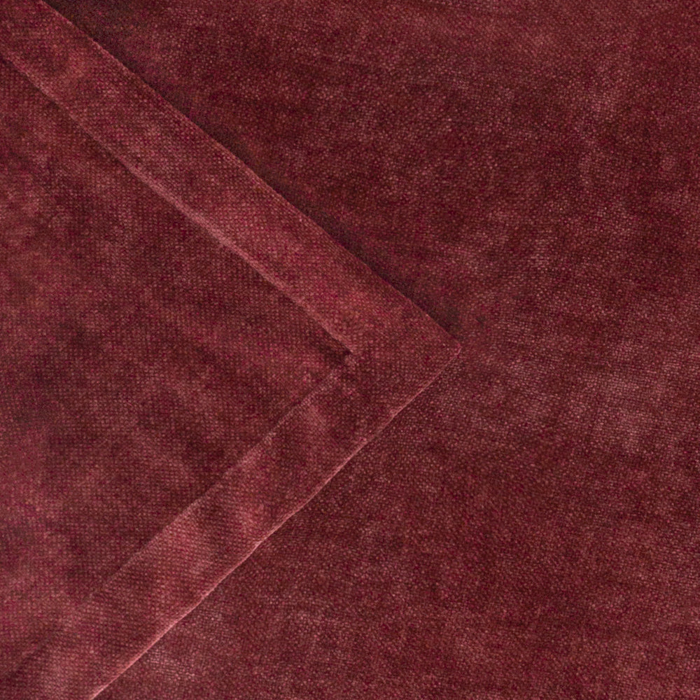 Heavy Chenille Velvet Throw Beetroot