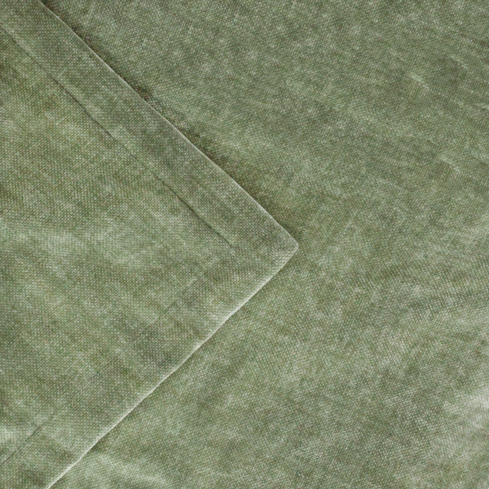 Heavy Chenille Velvet Throw Eucalyptus
