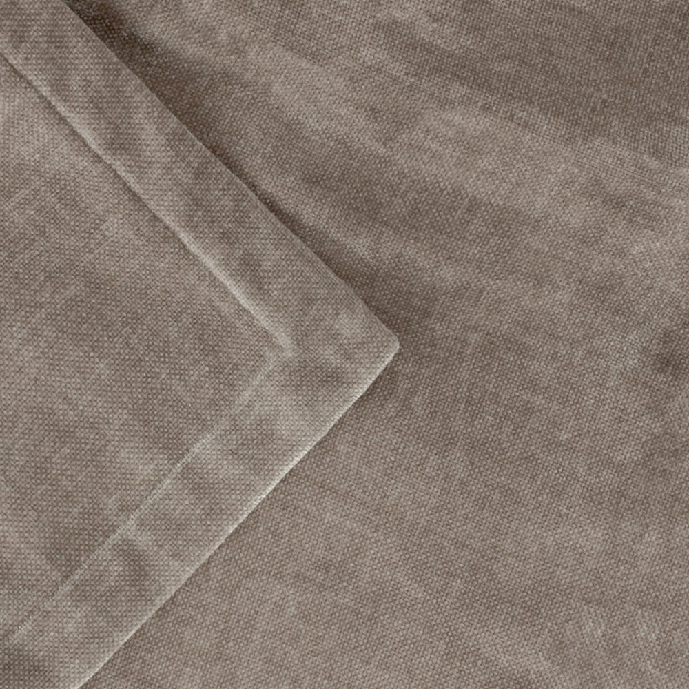 Heavy Chenille Velvet Throw Greige