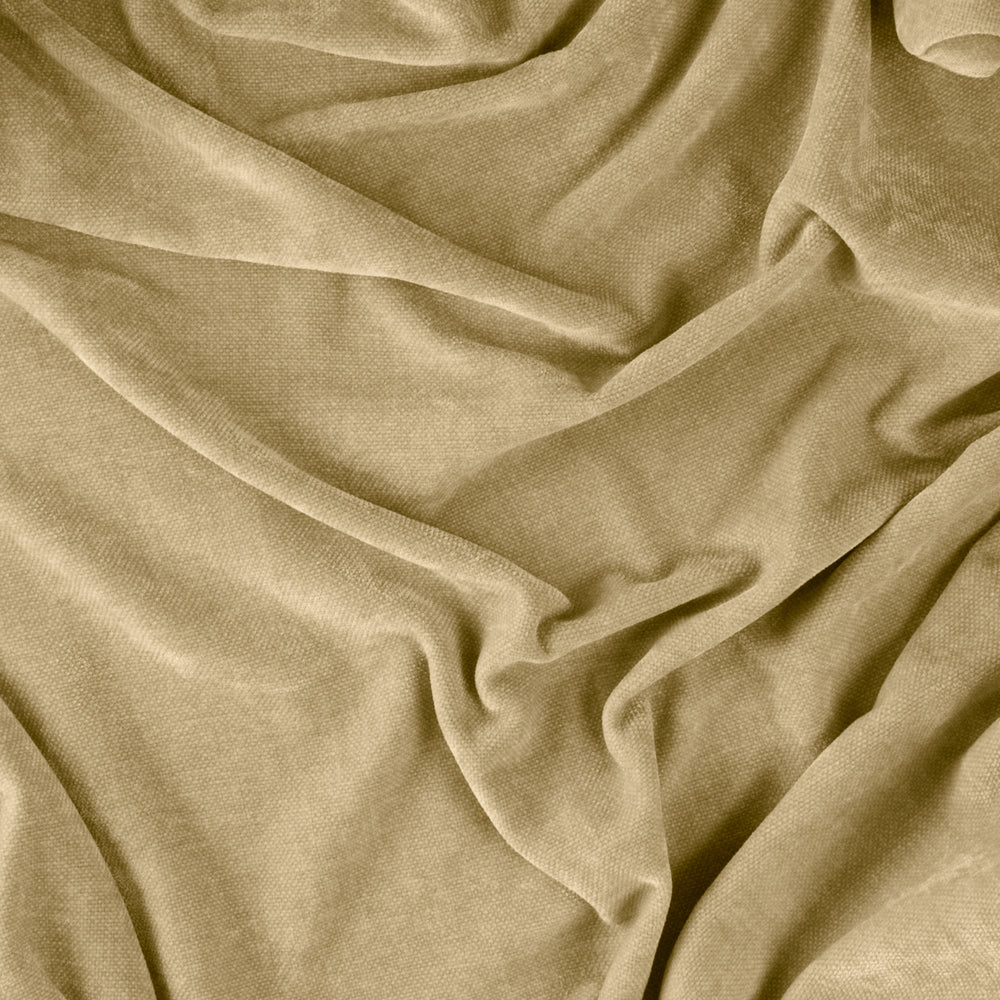 Heavy Chenille Velvet Throw Natural