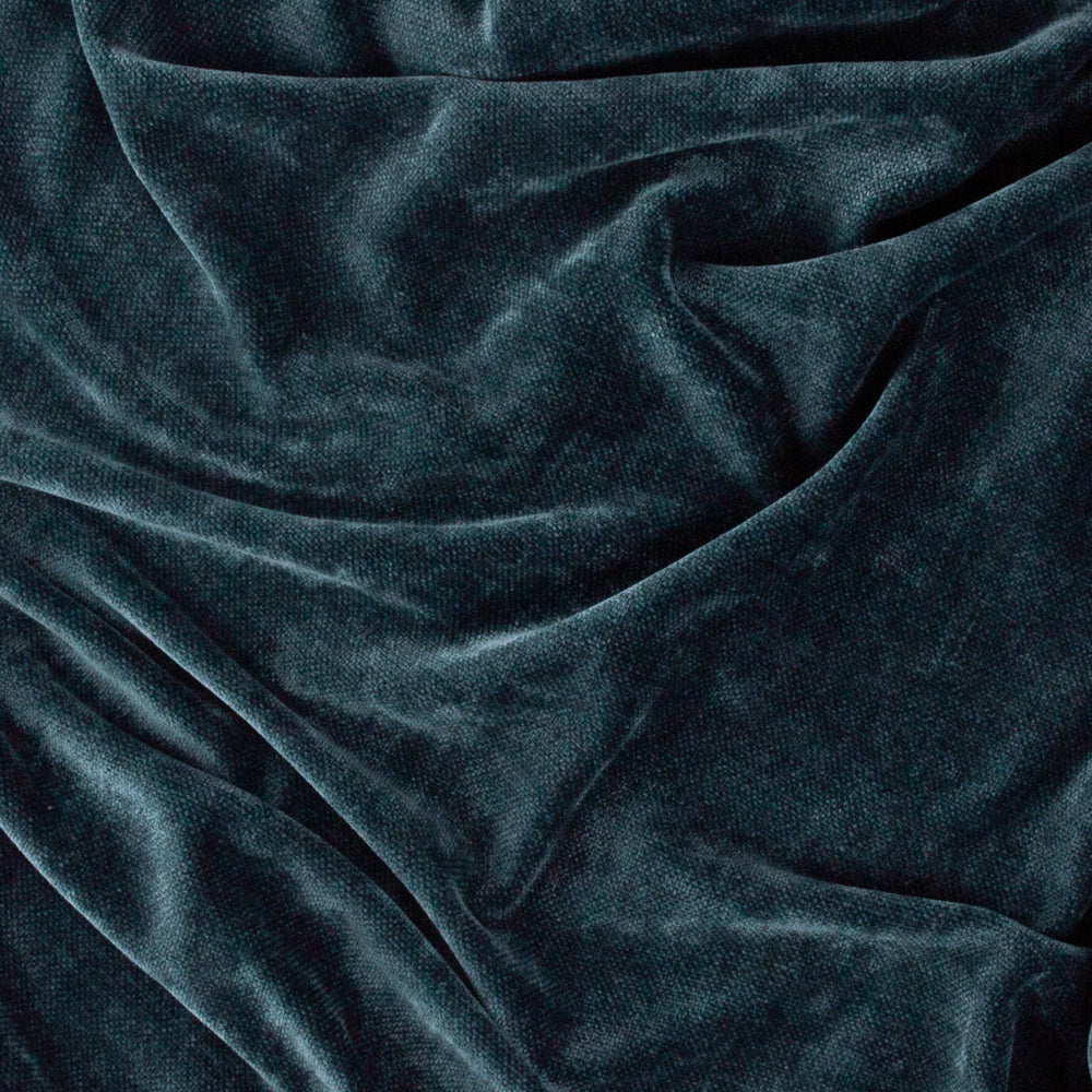 Heavy Chenille Velvet Throw Navy