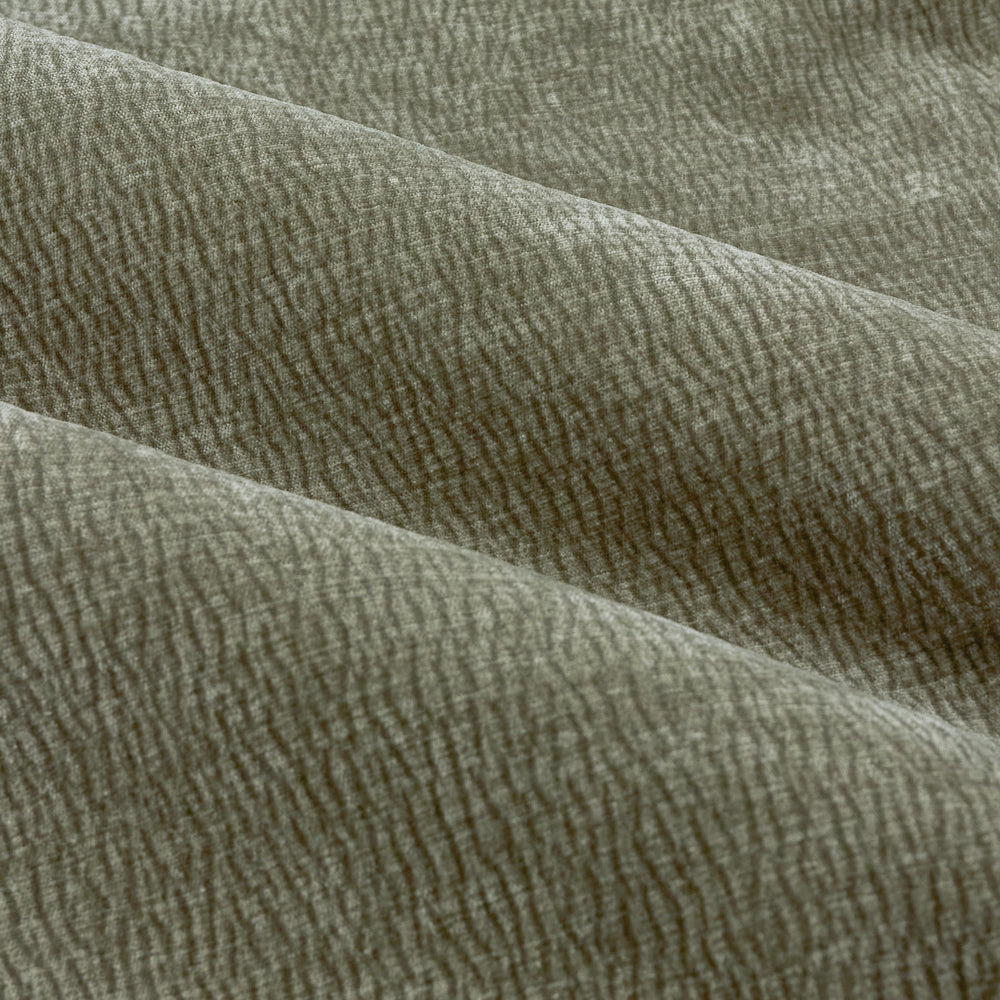 Heath Washed Velvet Fully Lined Eyelet Curtains Eucalyptus