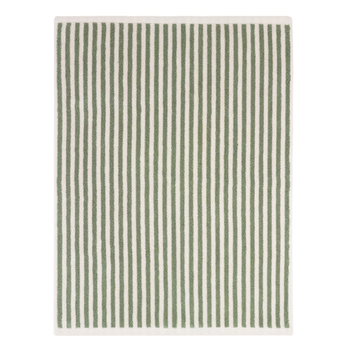 Hebden Striped Cotton Bath Mat Forest