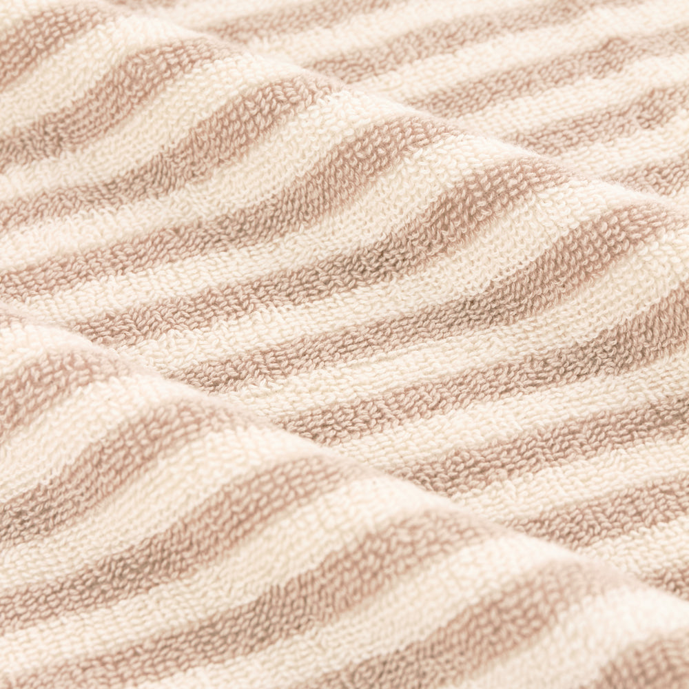 Hebden Striped Cotton Bath Mat Natural