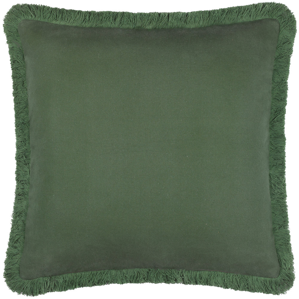 Hedera Jacquard Cushion Green