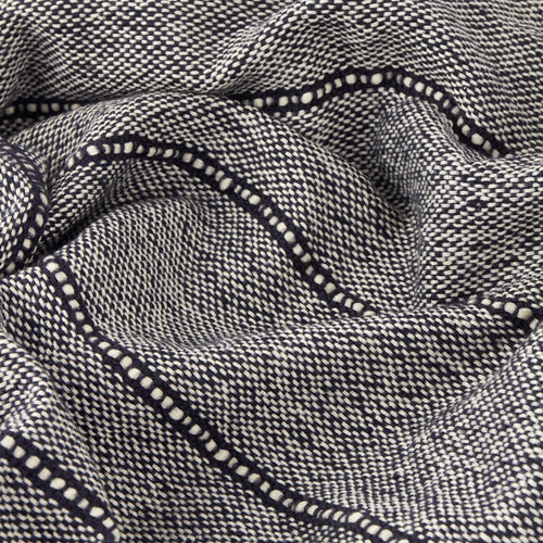 Hedon Woven Indoor/Outdoor Throw Navy