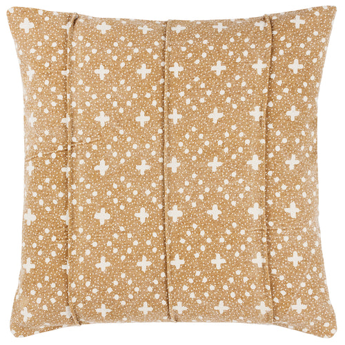 Spotted Yellow Cushions - Helm Organic Look Cotton Cushion Cover Yolk Yard