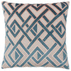 Paoletti Henley Cushion Cover in Smoke/Rose