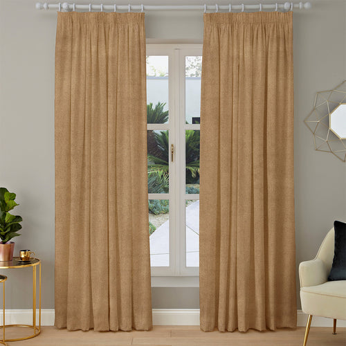 Plain Beige M2M - Heritage Biscuit Made to Measure Curtains furn.