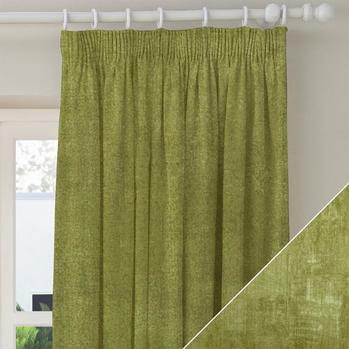 Plain Green M2M - Heritage Olive Made to Measure Curtains furn.