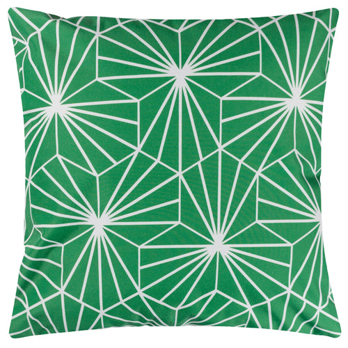 Geometric Green Cushions - Hexa Outdoor Cushion Cover Green furn.