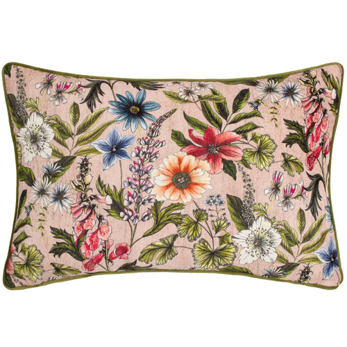Floral Pink Cushions - Hidcote Manor Alma Floral Cushion Cover Blush Wylder Nature