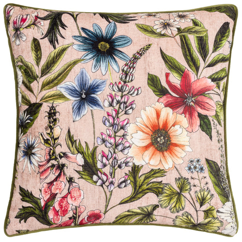 Floral Pink Cushions - Hidcote Manor Alma Floral Cushion Cover Blush Wylder Nature