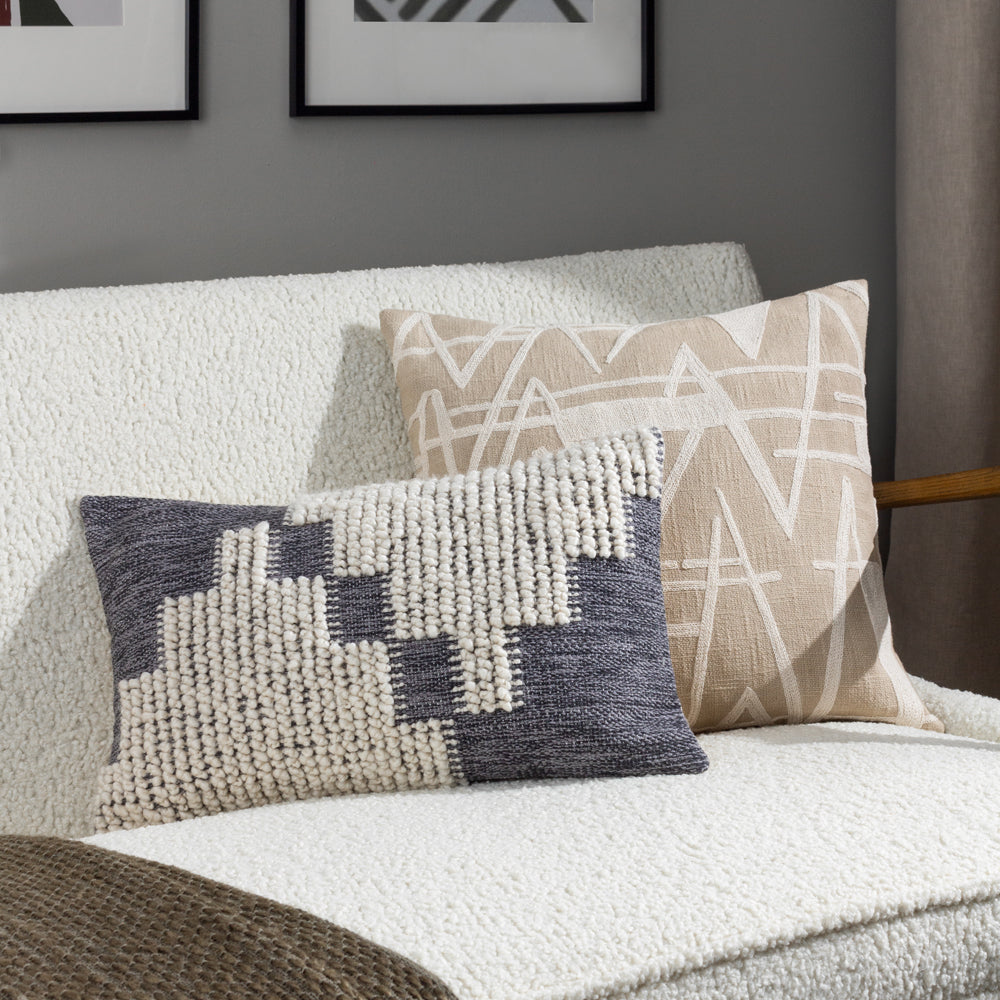 Himal Woven Knot Cushion Dusk
