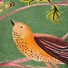 Wylder Holland Park Hedgerow Birds Cushion Cover in Green