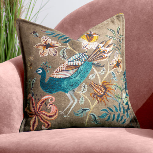 Animal Brown Cushions - Holland Park  Cushion Cover Saffron Wylder