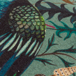 Wylder Holland Park Peacock Cushion Cover in Teal