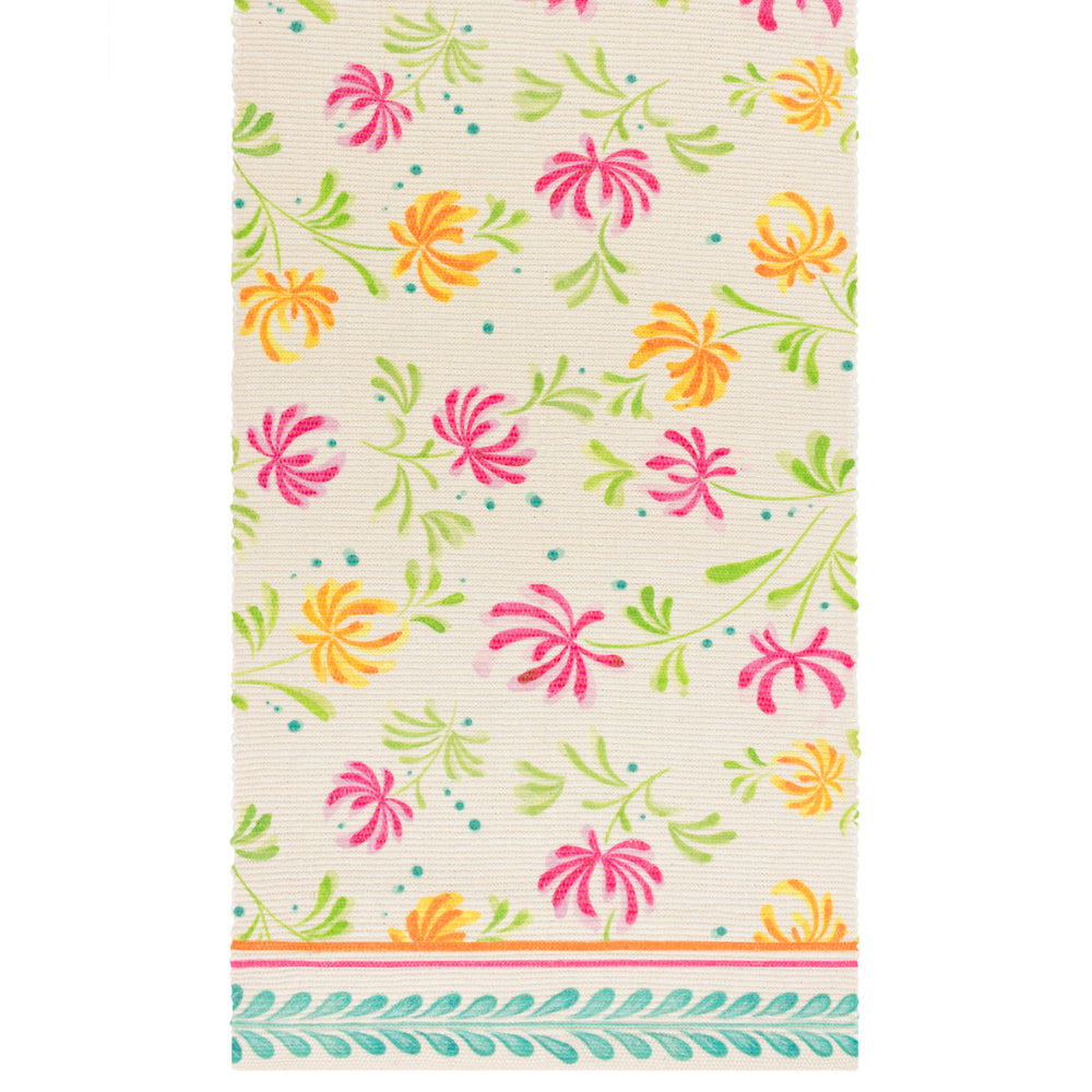 Honeysuckle Indoor/Outdoor Table Runner Multicolour