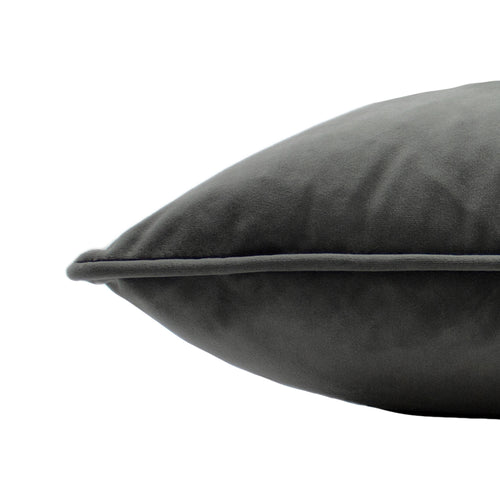 Animal Grey Cushions - Hortus Bee Cushion Cover Charcoal Paoletti