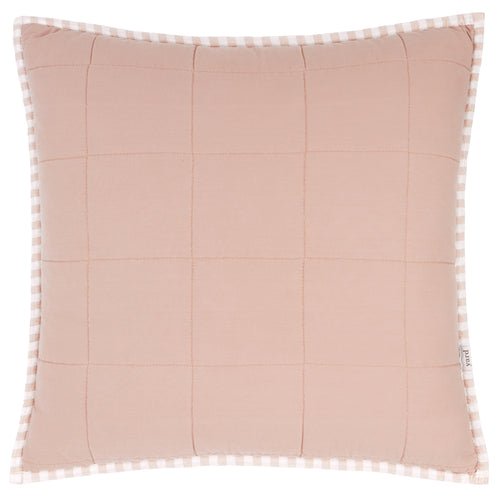 Hebden 100% Cotton Cushion Blush/Cotta