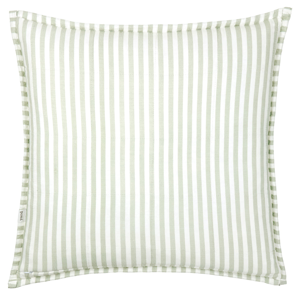 Hebden 100% Cotton Cushion Eucalyptus/Bay Green