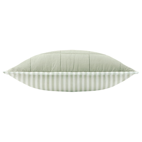 Hebden 100% Cotton Cushion Eucalyptus/Bay Green