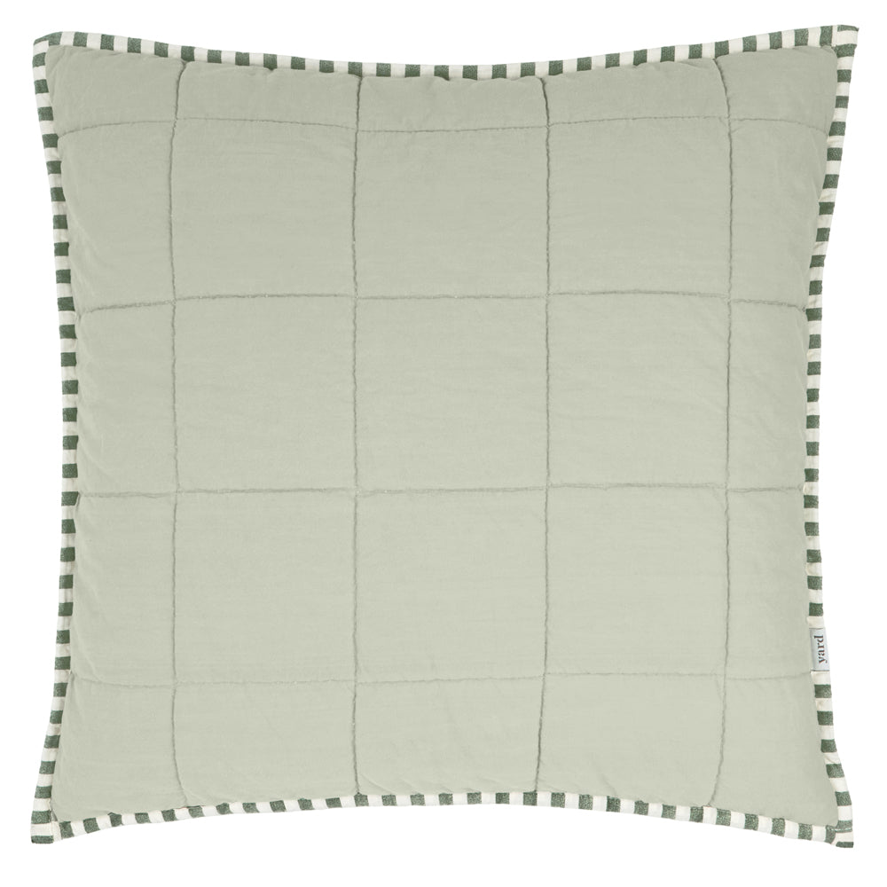 Hebden 100% Cotton Cushion Forest/Bay Green